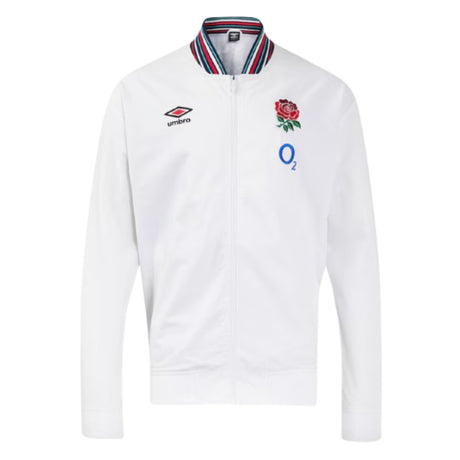 2024-2025 England Rugby Anthem Jacket O2 (White) - Womens_1