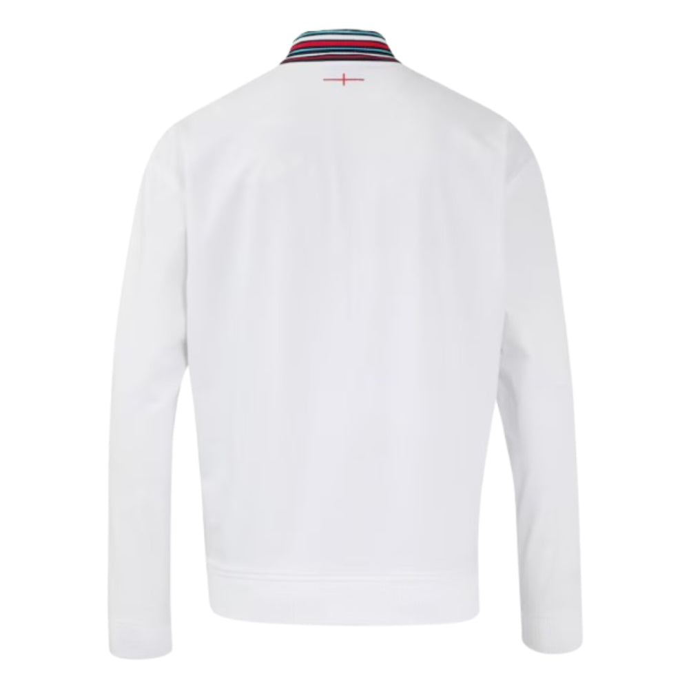 2024-2025 England Rugby Anthem Jacket O2 (White) - Kids_1