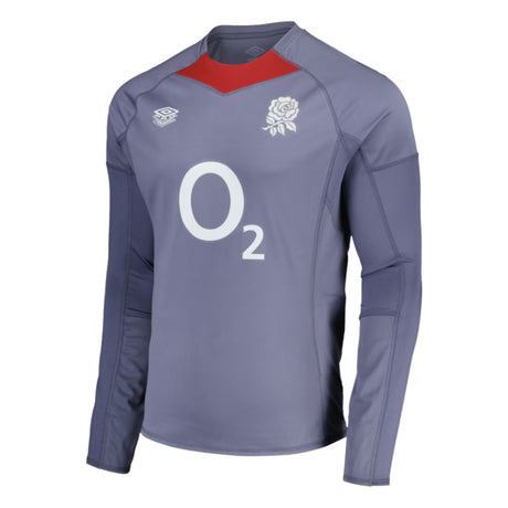 2024-2025 England Rugby Contact Drill Top (Grey) - Kids_1