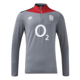 2024-2025 England Rugby Mid Layer Top O2 (Grey) - Kids_1