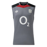 2024-2025 England Rugby Sleeveless Jersey O2 (Grey)_1