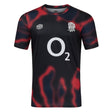 2024-2025 England Rugby Warm Up Jersey O2 (Black) - Kids_3