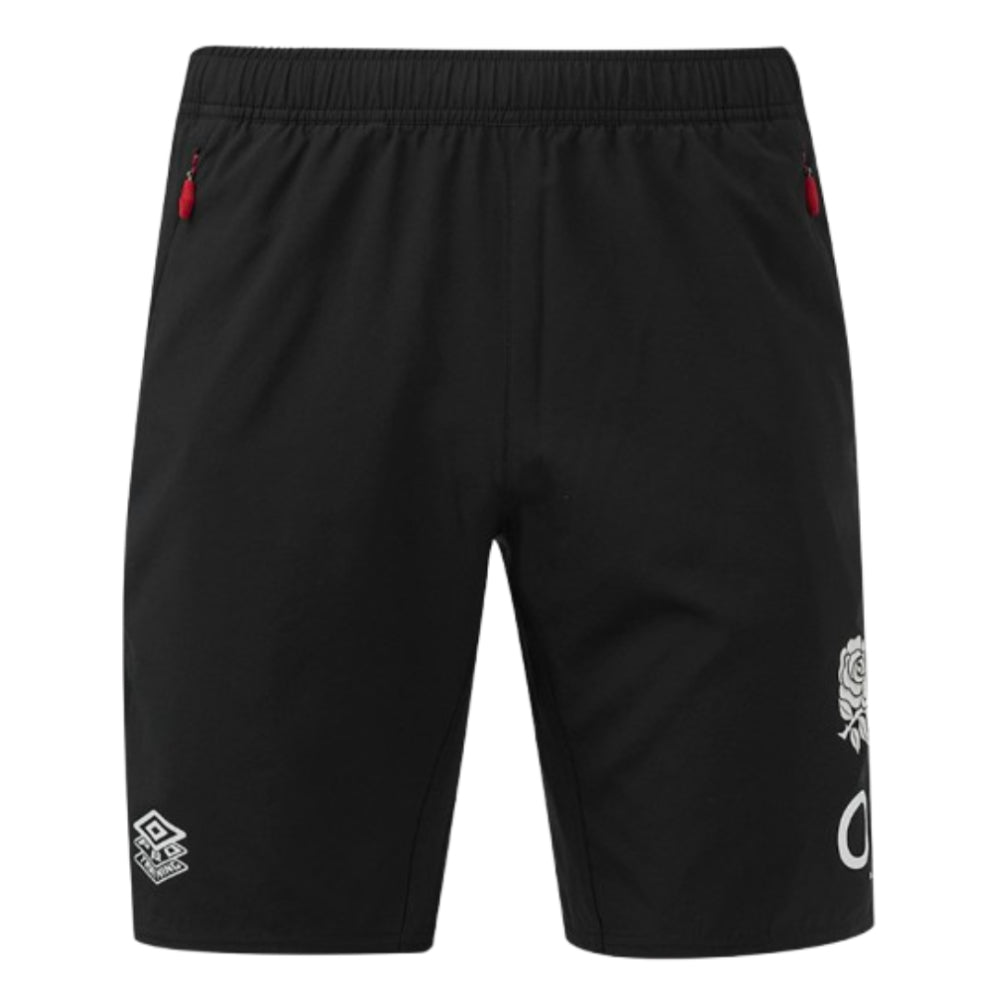 2024-2025 England Rugby Gym Shorts O2 (Black)_3