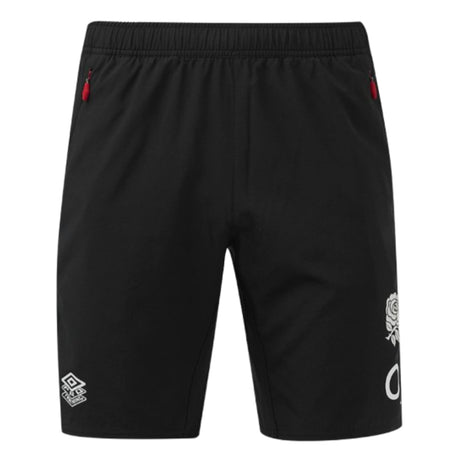 2024-2025 England Rugby Gym Shorts O2 (Black)_3