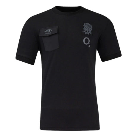 2024-2025 England Rugby Presentation Tee O2 (Black)_3