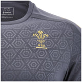 2024-2025 Wales WRU Rugby Training Poly Shirt (Anthracite) - Kids_3