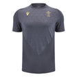 2024-2025 Wales WRU Rugby Training Poly Shirt (Anthracite) - Kids_3