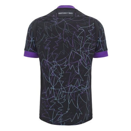 2024-2025 Glasgow Warriors Rugby Training Jersey (Navy) - Kids (Your Name)_2