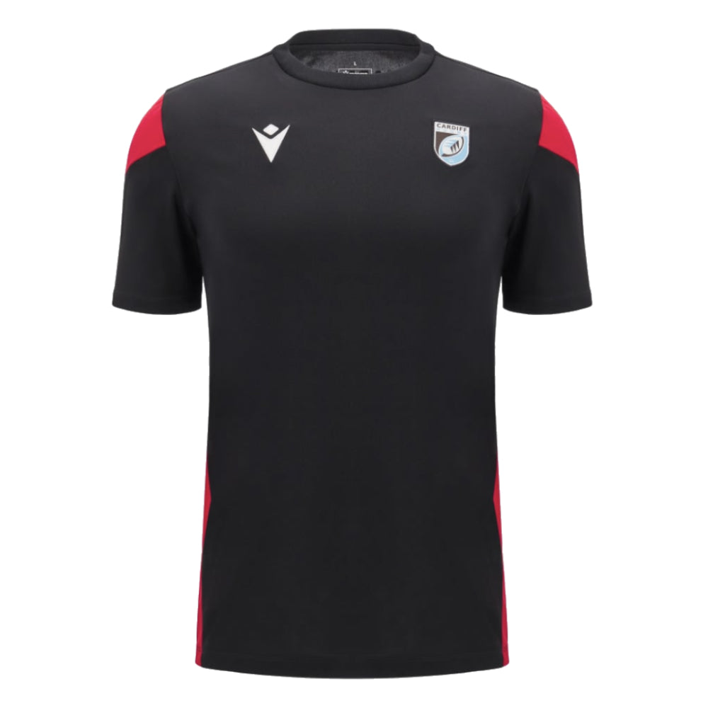 2024-2025 Cardiff Blues Rugby Training Tee (Black)_3