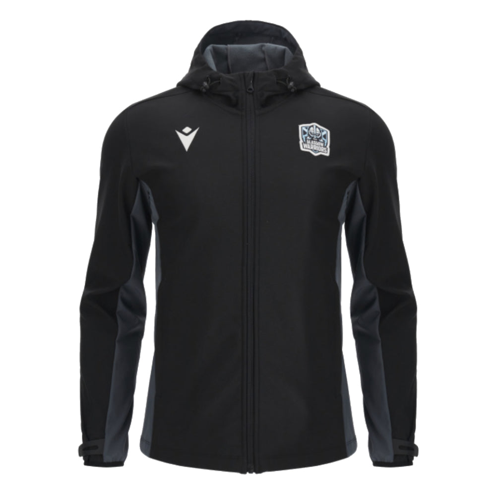 2024-2025 Glasgow Warriors Rugby Softshell Jacket (Black)_1