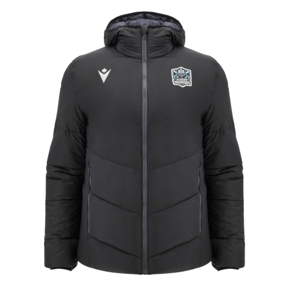 2024-2025 Glasgow Warriors Travel Bomber Jacket (Black)_1