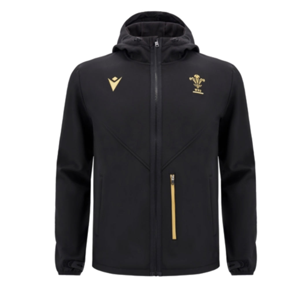 2024-2025 Wales WRU Rugby Softshell Jacket (Black)_2