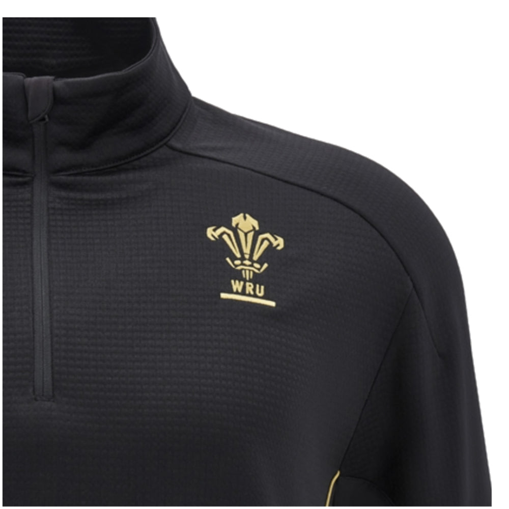 2024-2025 Wales Rugby WRU Travel 3D Fleece (Black)_2