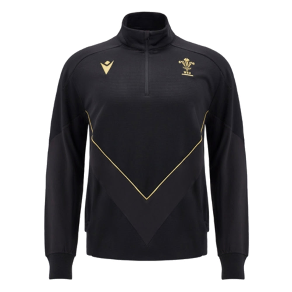 2024-2025 Wales Rugby WRU Travel 3D Fleece (Black)_2