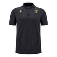2024-2025 Wales Rugby WRU Travel Poly Polo Shirt (Black)_2