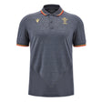 2024-2025 Wales WRU Rugby Travel Polo Shirt (Anthracite)_2