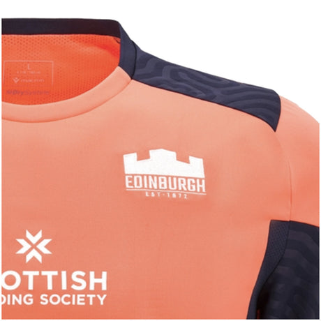 2024-2025 Edinburgh Rugby Poly Training Shirt (Orange)_2