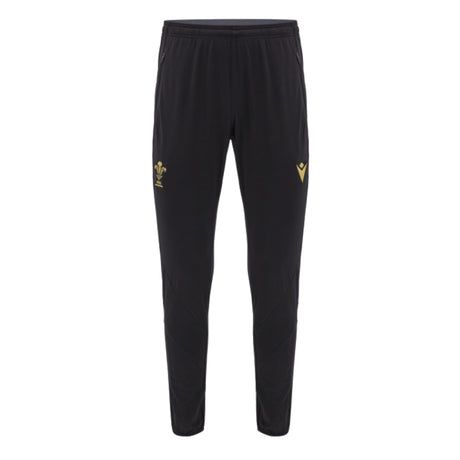 2024-2025 Wales Rugby Fitted Training Pants (Black)_1