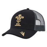2024-2025 Wales Rugby Trucker Baseball Cap (Black)_2
