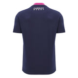 2024-2025 Cardiff Blues Rugby Ath Cotton Tee (Navy) (Your Name)_2