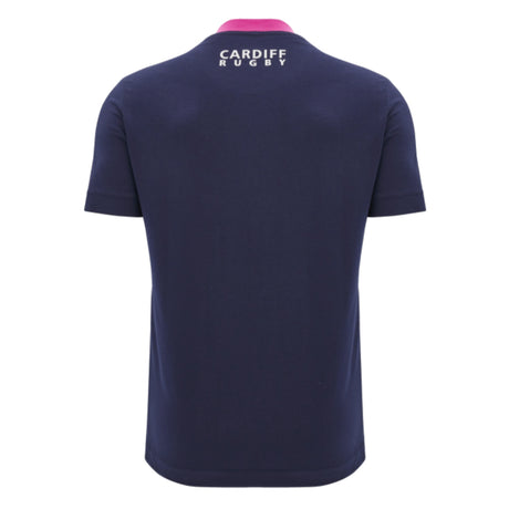 2024-2025 Cardiff Blues Rugby Ath Cotton Tee (Navy)_1