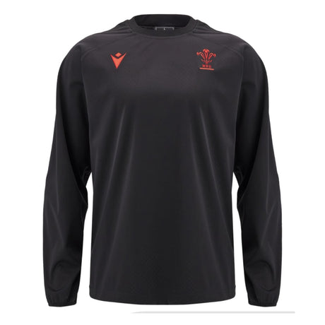2024-2025 Wales Rugby Contact Training Top (Black)_1