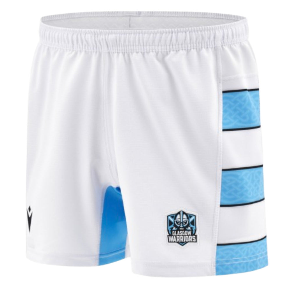 2024-2025 Glasgow Warriors Rugby Away Shorts (White)_1