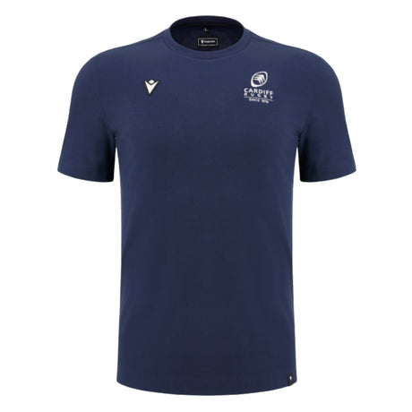 2024-2025 Cardiff Blues Rugby Cotton T-Shirt (Navy)_1
