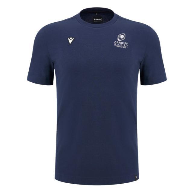 2024-2025 Cardiff Blues Rugby Cotton T-Shirt (Navy)_1