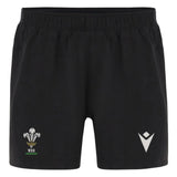 2024-2025 Wales Rugby Training Shorts (Black) - Kids_1
