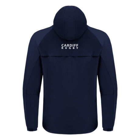 2024-2025 Cardiff Blues Rugby Full Zip Waterproof Jacket (Navy)_2