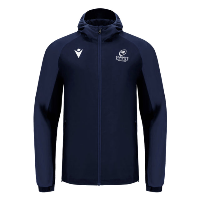 2024-2025 Cardiff Blues Rugby Full Zip Waterproof Jacket (Navy)_2