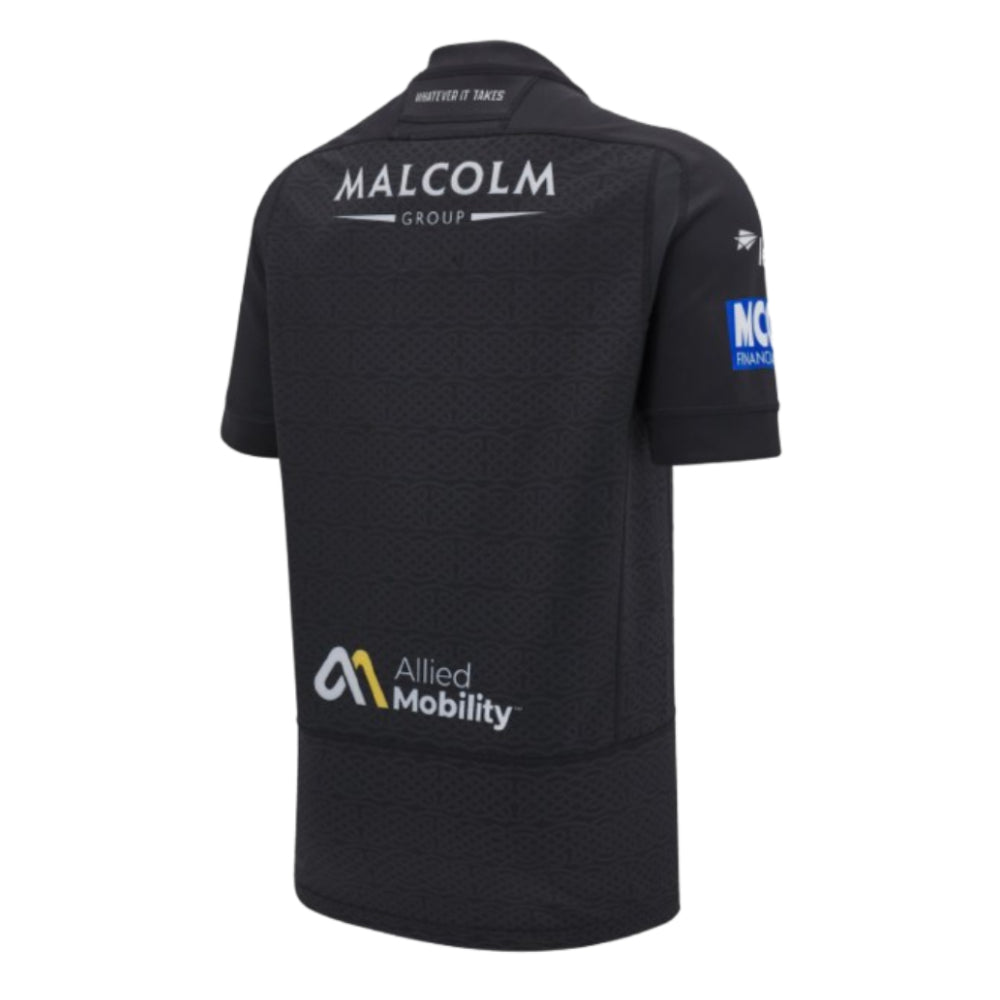 2024-2025 Glasgow Warriors Rugby Home Pro Body Fit Shirt_2