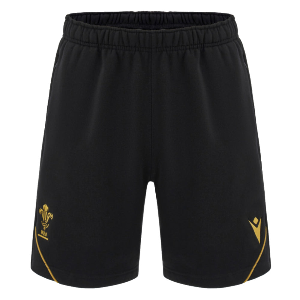 2024-2025 Wales Rugby Travel Bermuda Shorts (Black)_1