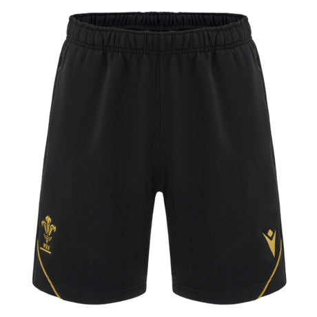 2024-2025 Wales Rugby Travel Bermuda Shorts (Black)_1