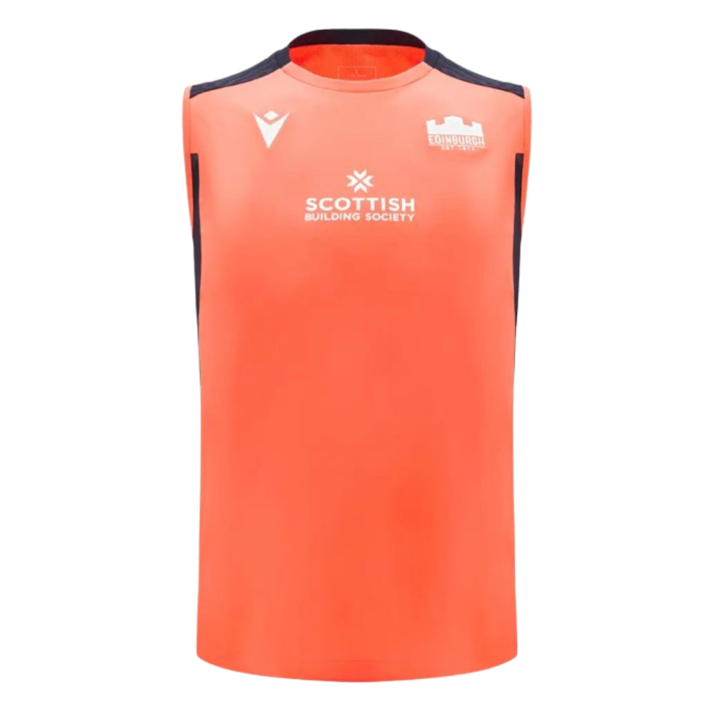 2024-2025 Edinburgh Rugby Sleeveless Jersey (Orange)_2