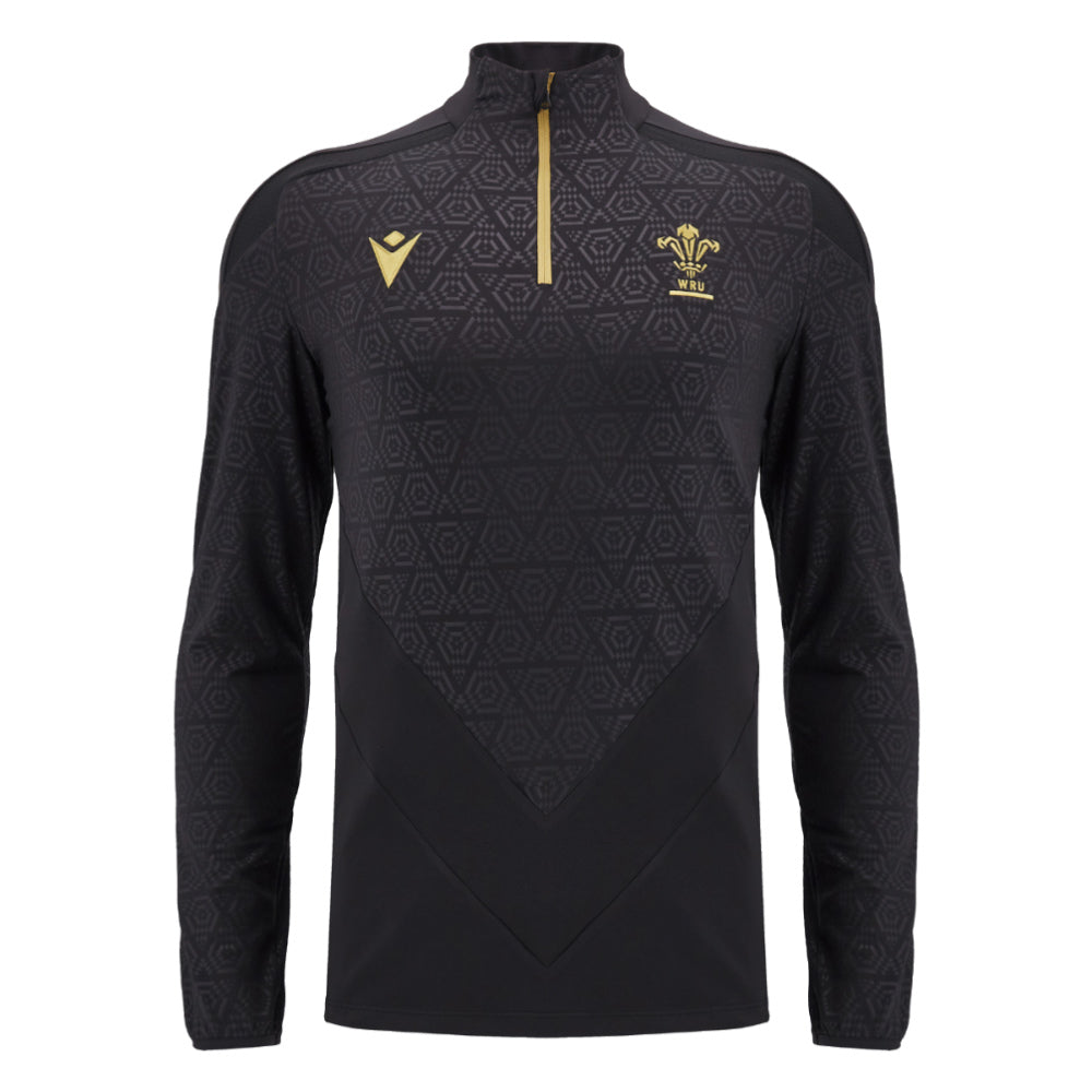 2024-2025 Wales WRU Rugby Anthem Jacket (Black) - Kids_2