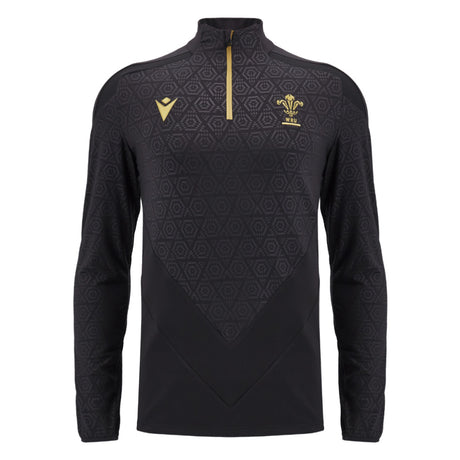 2024-2025 Wales WRU Rugby Anthem Jacket (Black) - Kids_2