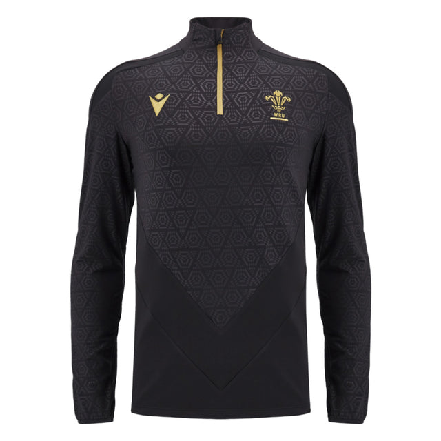 2024-2025 Wales WRU Rugby Anthem Jacket (Black) - Kids_2