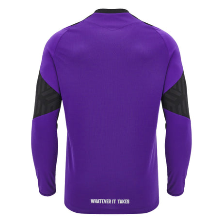 2024-2025 Glasgow Warriors Rugby LS Training Shirt (Purple)_2