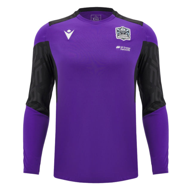 2024-2025 Glasgow Warriors Rugby LS Training Shirt (Purple)_2