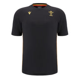 2024-2025 Wales Rugby Travel Cotton T-Shirt (Black) - Kids_1