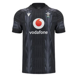 2024-2025 Wales WRU Rugby Training Jersey (Black) - Kids_2