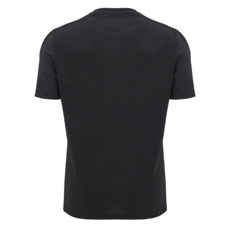 2024-2025 Wales Rugby WRU Poly Training Shirt (Black) - Kids (Your Name)_2