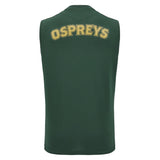 2024-2025 Ospreys Rugby Sleveeless Training Shirt (Green) (Your Name)_2