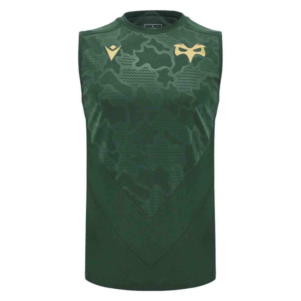 2024-2025 Ospreys Rugby Sleveeless Training Shirt (Green)_3