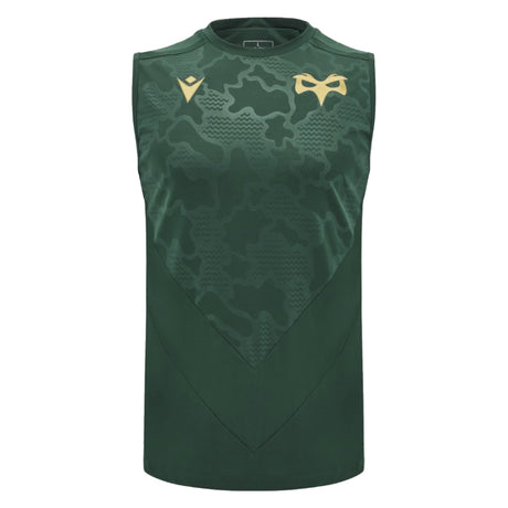 2024-2025 Ospreys Rugby Sleveeless Training Shirt (Green)_3