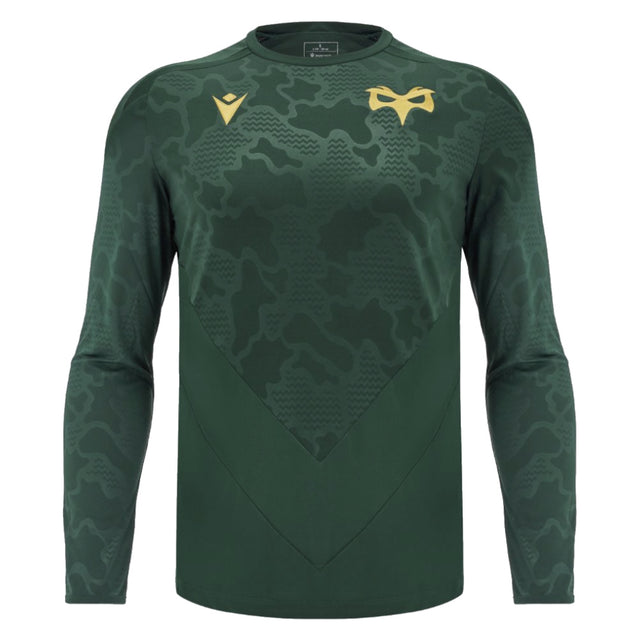2024-2025 Ospreys Rugby LS Poly Training Shirt (Green)_3