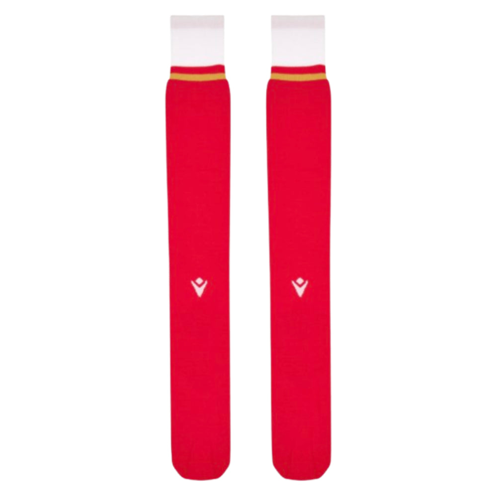 2024-2025 Wales WRU Rugby Home Socks (Red)_2