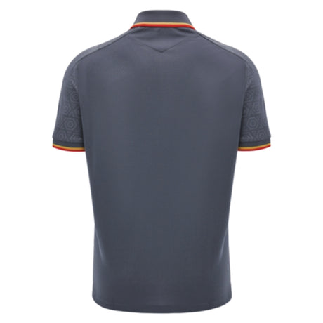 2024-2025 Wales WRU Rugby Travel Polo Shirt (Anthracite) - Kids_2